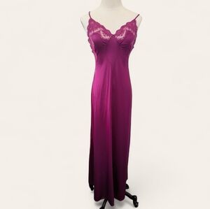 Vintage Ralph Montenero Lace Slip Dress Night Gown